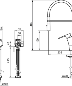 Alternative view of Mora Köksblandare utan diskmaskinsavstängning Installerat och Klart