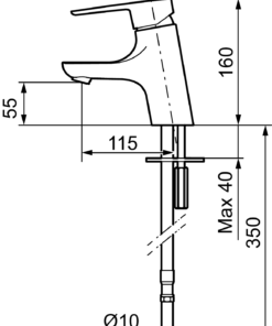 Alternative view of Mora Cera B5 Tvättställsblandare