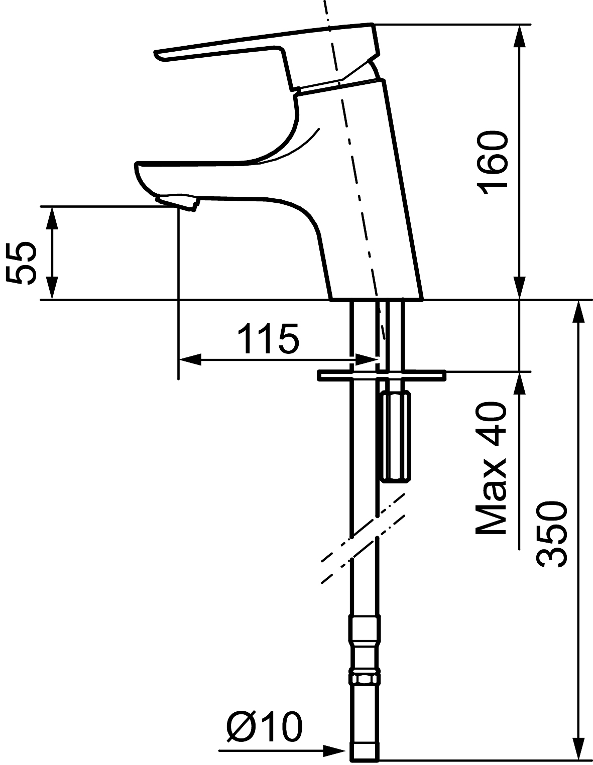 Mora Cera B5 Tvättställsblandare - Bild 2
